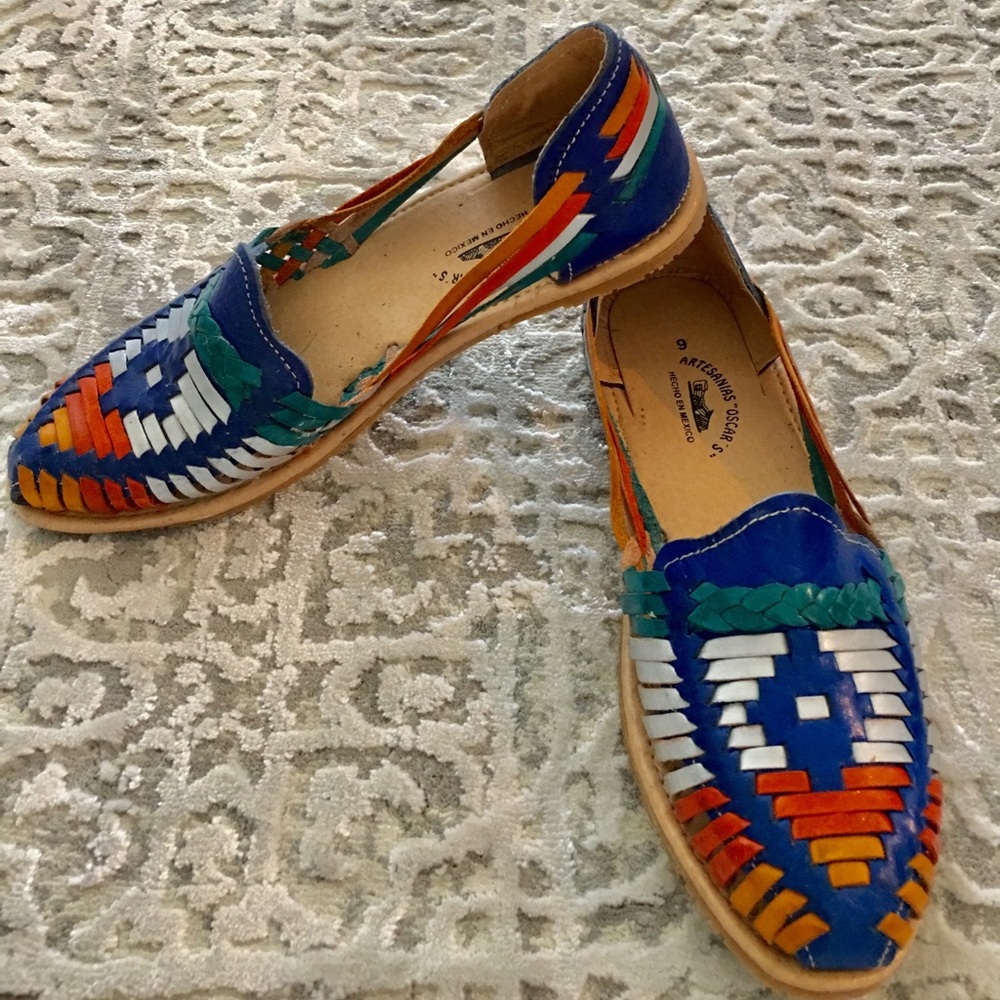 Multi colored Huaraches